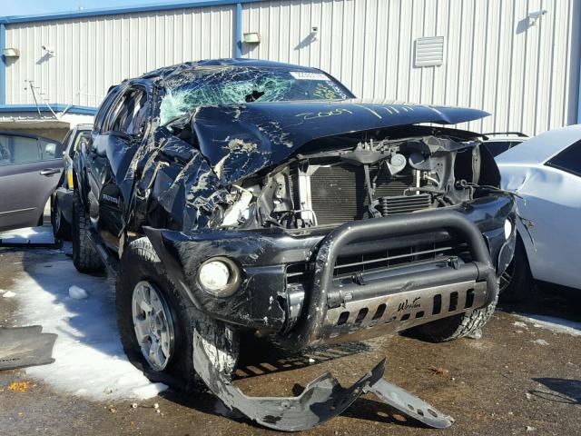 5TELU42N79Z626367 - 2009 TOYOTA TACOMA DOU BLACK photo 1