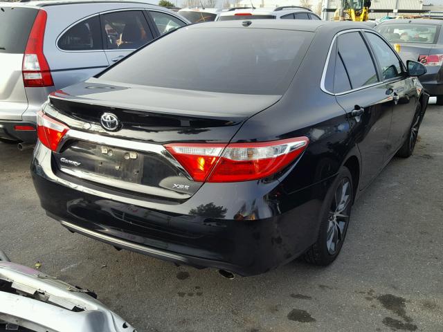 4T1BF1FK7FU080626 - 2015 TOYOTA CAMRY LE BLACK photo 4