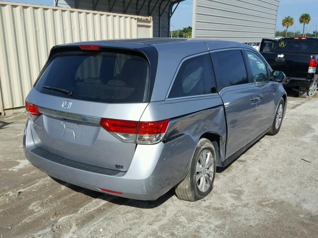 5FNRL5H41GB132036 - 2016 HONDA ODYSSEY EX SILVER photo 4