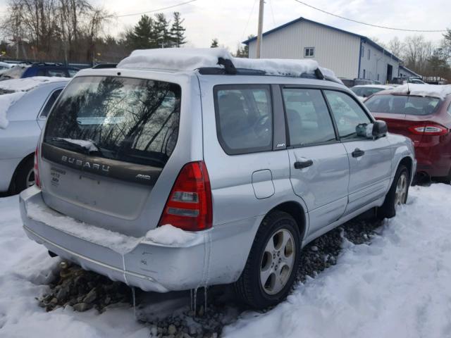 JF1SG65643H770105 - 2003 SUBARU FORESTER 2 SILVER photo 4