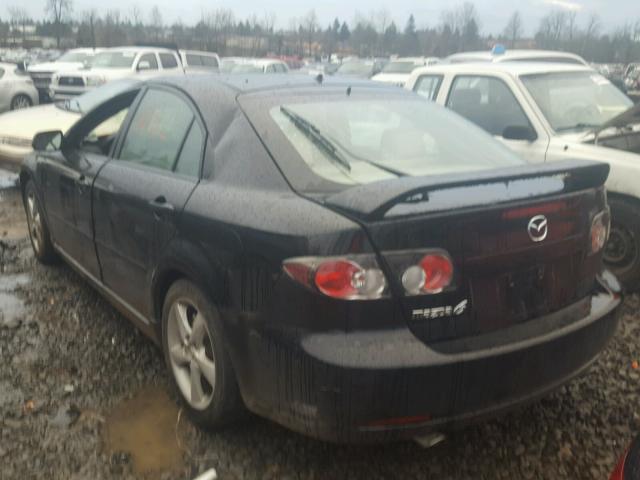 1YVHP84C865M65763 - 2006 MAZDA 6 I BLACK photo 3