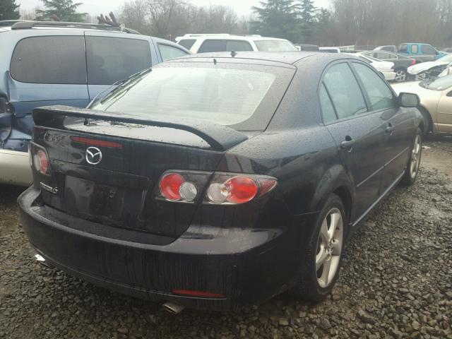 1YVHP84C865M65763 - 2006 MAZDA 6 I BLACK photo 4