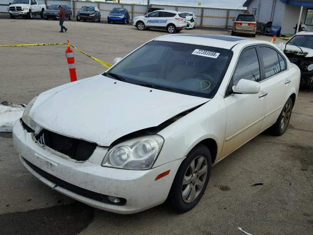 KNAGE123075093867 - 2007 KIA OPTIMA LX CREAM photo 2