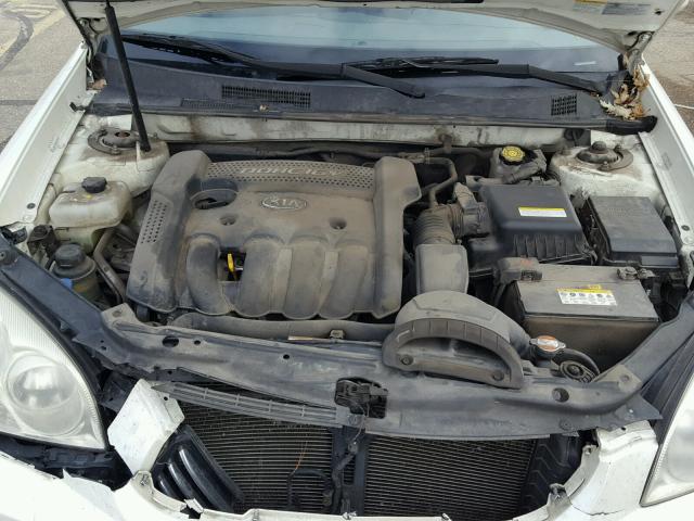 KNAGE123075093867 - 2007 KIA OPTIMA LX CREAM photo 7