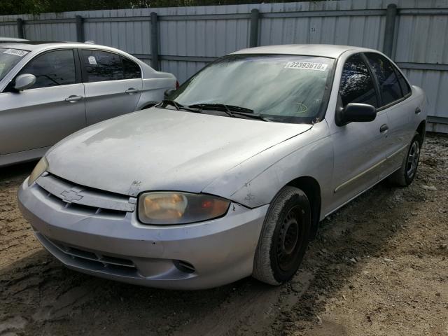 1G1JC52F837377271 - 2003 CHEVROLET CAVALIER SILVER photo 2