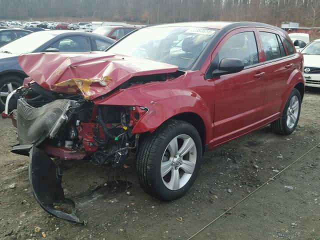 1B3CB3HA8AD544408 - 2010 DODGE CALIBER MA RED photo 2