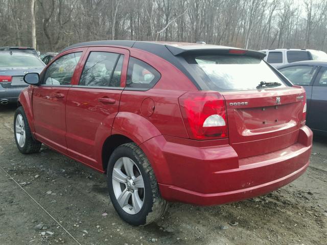 1B3CB3HA8AD544408 - 2010 DODGE CALIBER MA RED photo 3