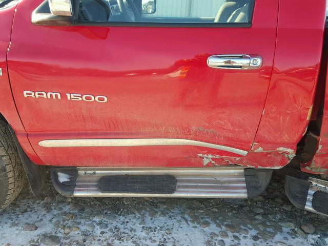 1D7HU16246J131690 - 2006 DODGE RAM 1500 S RED photo 9