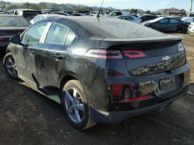 1G1RF6E49EU124622 - 2014 CHEVROLET VOLT BLACK photo 3