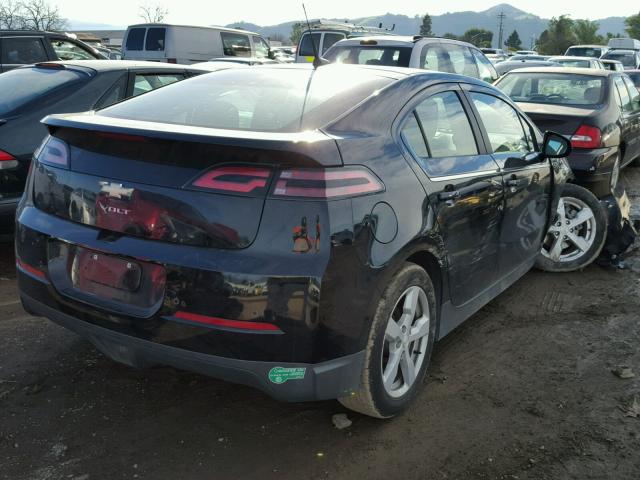 1G1RF6E49EU124622 - 2014 CHEVROLET VOLT BLACK photo 4