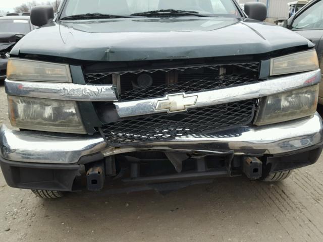 1GCCS136858171830 - 2005 CHEVROLET COLORADO GREEN photo 9