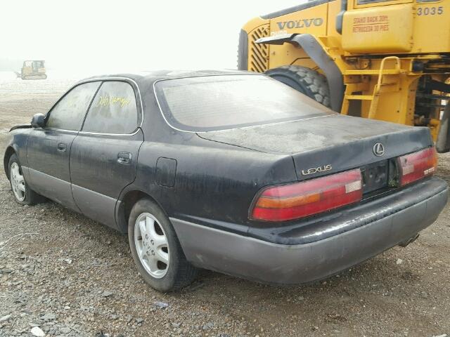 JT8VK13T6P0214740 - 1993 LEXUS ES 300 BLACK photo 3