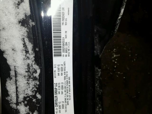 1B3BD2FG0BN591614 - 2011 DODGE AVENGER LU 黑色 照片 10