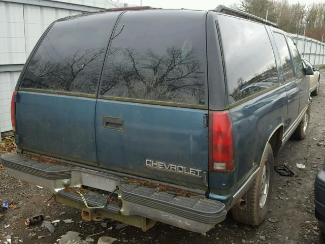 1GNFK16K1SJ356092 - 1995 CHEVROLET SUBURBAN K GREEN photo 4