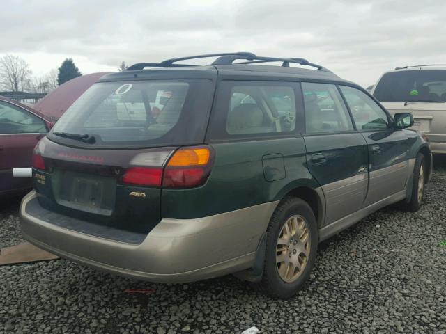 4S3BH806917672118 - 2001 SUBARU LEGACY OUT GREEN photo 4