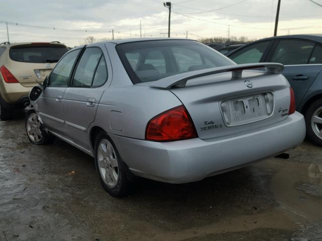 3N1CB51DX6L580233 - 2006 NISSAN SENTRA 1.8 SILVER photo 3