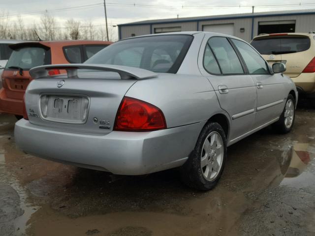 3N1CB51DX6L580233 - 2006 NISSAN SENTRA 1.8 SILVER photo 4