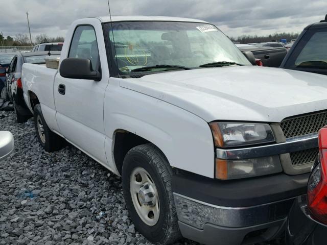 1GCEC14X24Z186099 - 2004 CHEVROLET SILVERADO WHITE photo 1