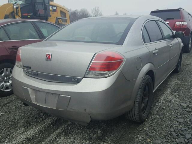 1G8ZS57N08F276441 - 2008 SATURN AURA XE SILVER photo 4