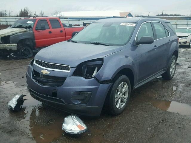 2GNALBEKXD6264302 - 2013 CHEVROLET EQUINOX LS BLUE photo 2