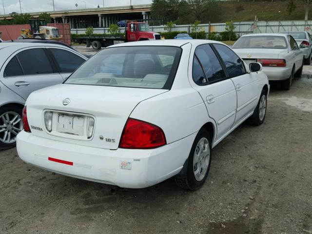 3N1CB51D04L910670 - 2004 NISSAN SENTRA 1.8 WHITE photo 4