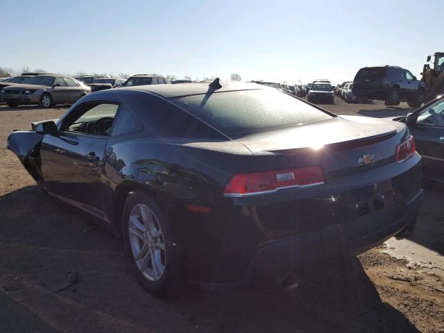 2G1FA1E35F9235551 - 2015 CHEVROLET CAMARO LS BLACK photo 3