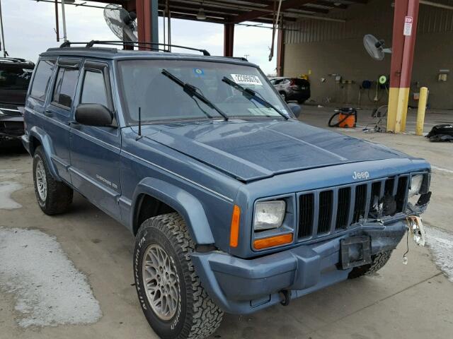 1J4FJ78S6WL279039 - 1998 JEEP CHEROKEE L BLUE photo 1