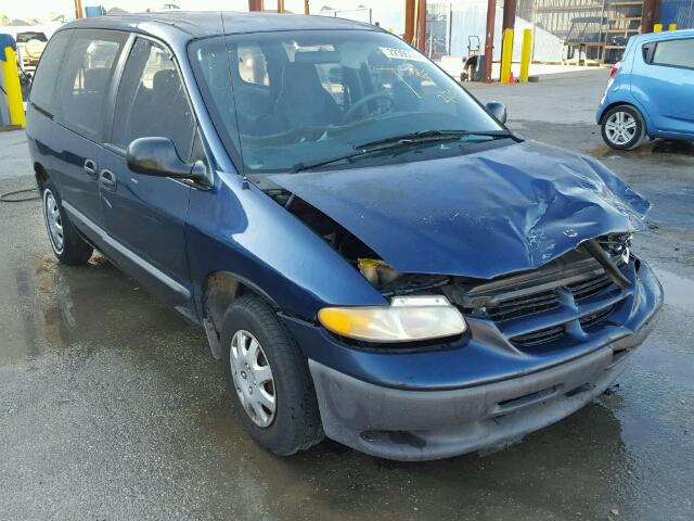 2B4FP25B5YR505459 - 2000 DODGE CARAVAN BLUE photo 1