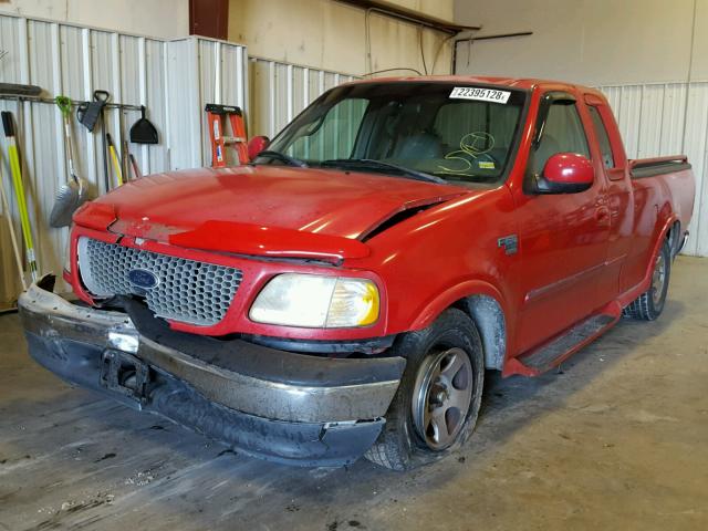 1FTRX17L2XNA84117 - 1999 FORD F150 RED photo 2