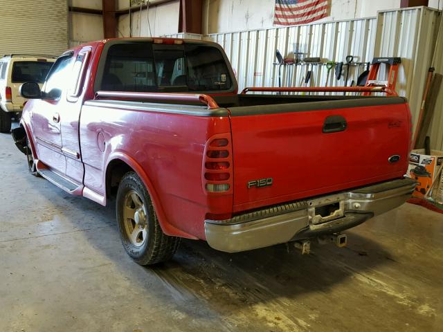 1FTRX17L2XNA84117 - 1999 FORD F150 RED photo 3