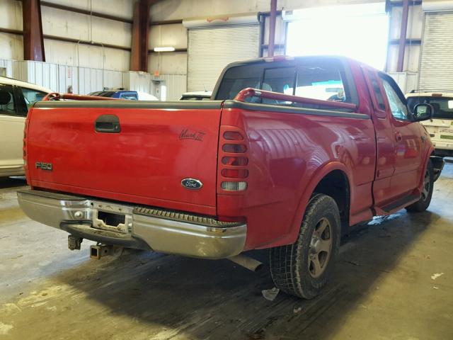 1FTRX17L2XNA84117 - 1999 FORD F150 RED photo 4