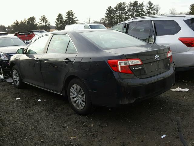 4T1BD1FKXCU053857 - 2012 TOYOTA CAMRY HYBR BLACK photo 3