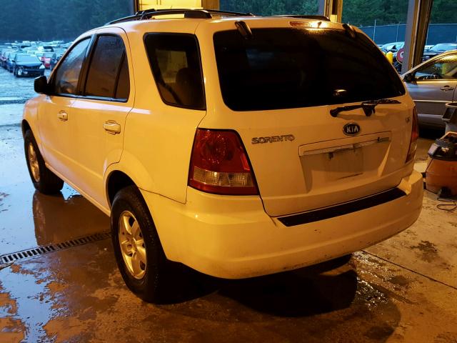 KNDJD733965570372 - 2006 KIA SORENTO EX WHITE photo 3