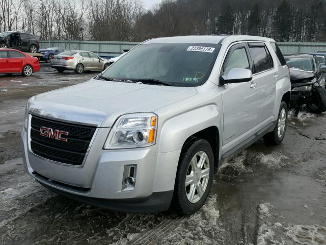 2GKFLVEK4F6356724 - 2015 GMC TERRAIN SL SILVER photo 2