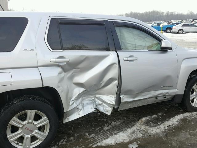 2GKFLVEK4F6356724 - 2015 GMC TERRAIN SL SILVER photo 9