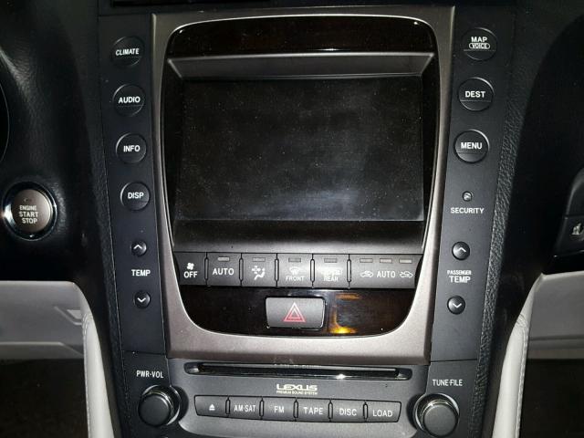 JTHCE96S970004648 - 2007 LEXUS GS 350 SILVER photo 9