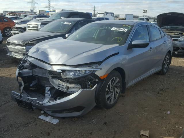 19XFC2F70GE009932 - 2016 HONDA CIVIC EX GRAY photo 2