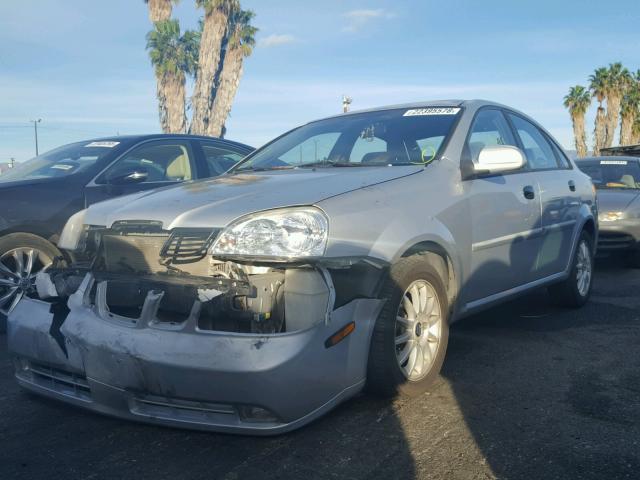 KL5JJ52Z54K031500 - 2004 SUZUKI FORENZA LX SILVER photo 2