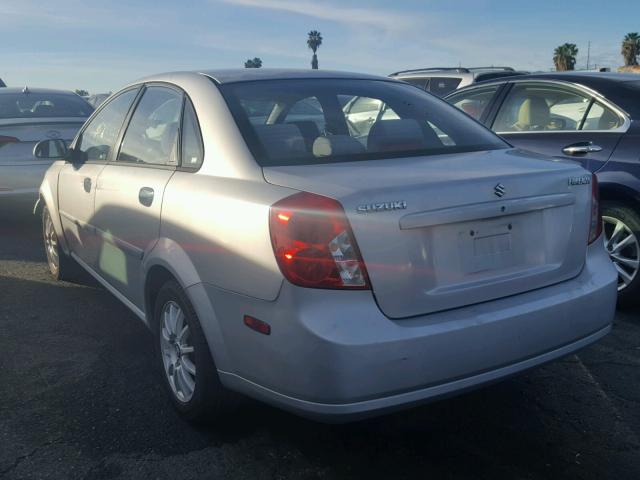 KL5JJ52Z54K031500 - 2004 SUZUKI FORENZA LX SILVER photo 3