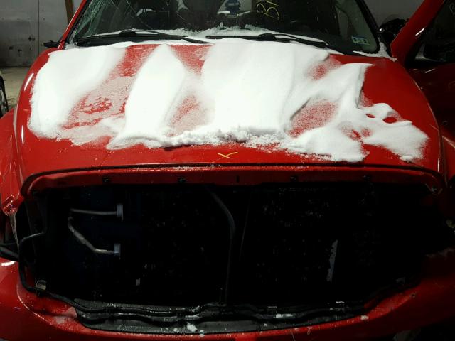 1D7KS28CX6J226844 - 2006 DODGE RAM 2500 S RED photo 7