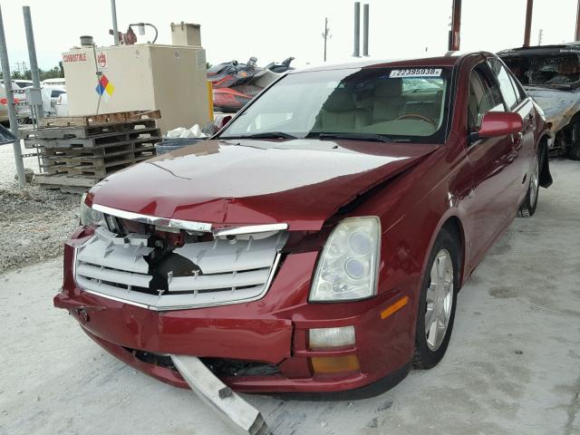 1G6DW677470156190 - 2007 CADILLAC STS RED photo 2