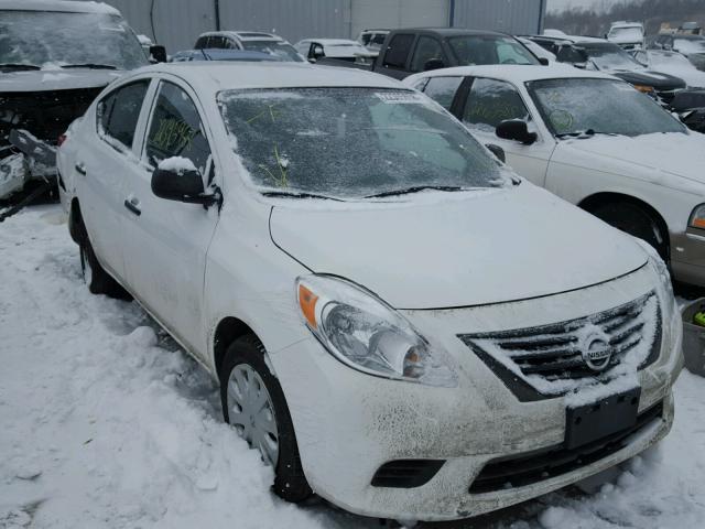 3N1CN7AP6CL911379 - 2012 NISSAN VERSA S WHITE photo 1