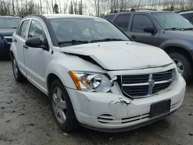 1B3HB48B38D652224 - 2008 DODGE CALIBER SX WHITE photo 1