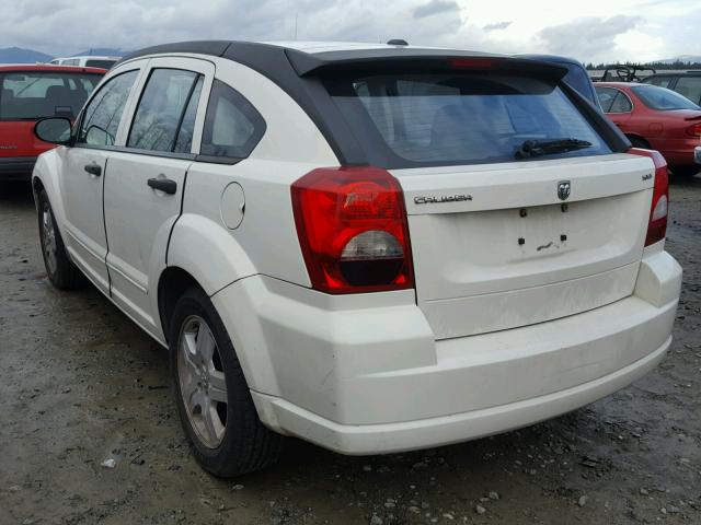 1B3HB48B38D652224 - 2008 DODGE CALIBER SX WHITE photo 3