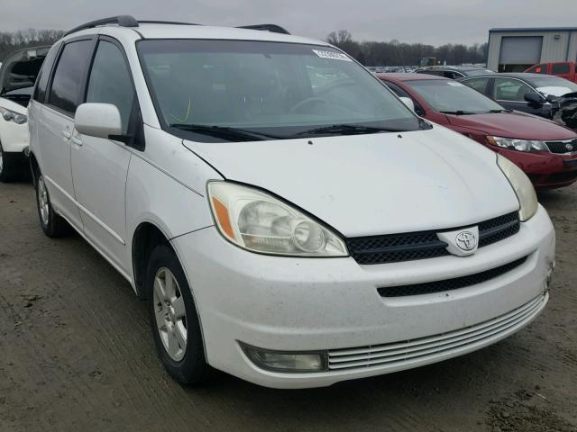 5TDZA22C35S382908 - 2005 TOYOTA SIENNA XLE WHITE photo 1