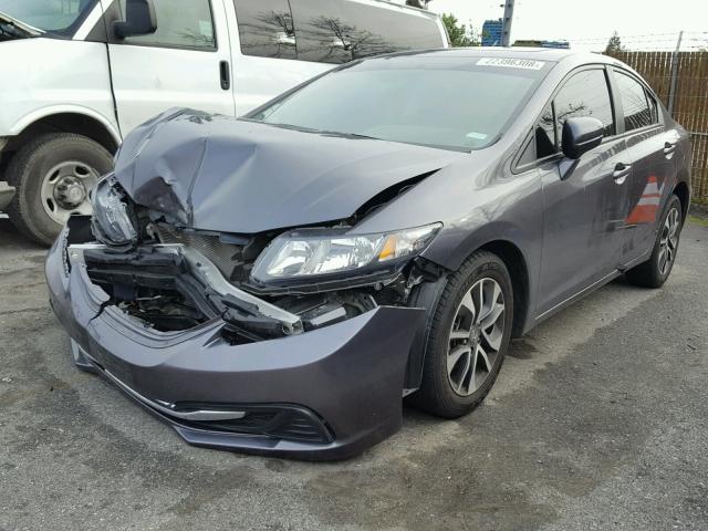 19XFB2F85FE298395 - 2015 HONDA CIVIC EX CHARCOAL photo 2