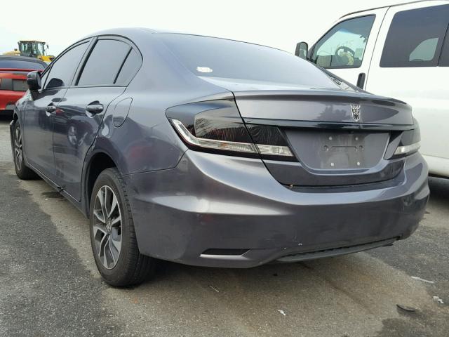 19XFB2F85FE298395 - 2015 HONDA CIVIC EX გრაფიტი ფოტო 3