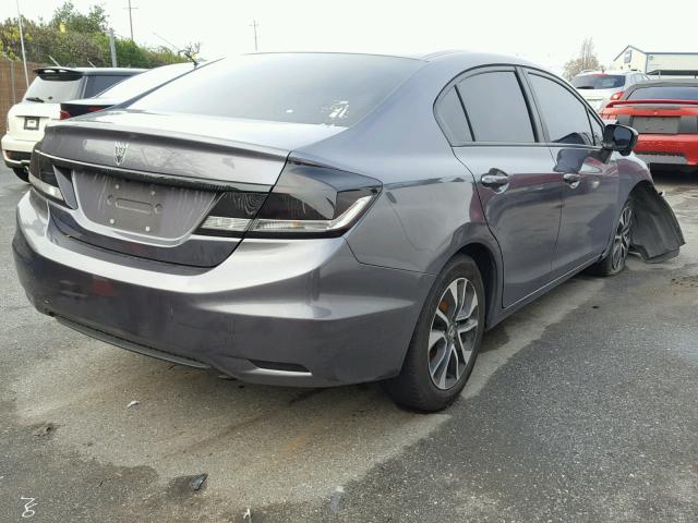 19XFB2F85FE298395 - 2015 HONDA CIVIC EX გრაფიტი ფოტო 4