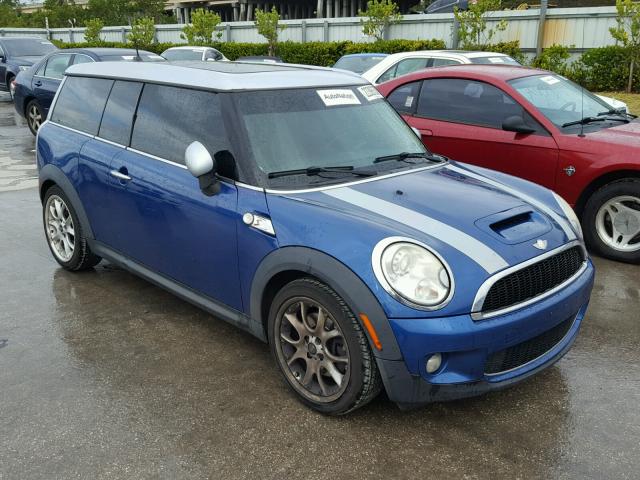 WMWMM33578TP70329 - 2008 MINI COOPER S C BLUE photo 1