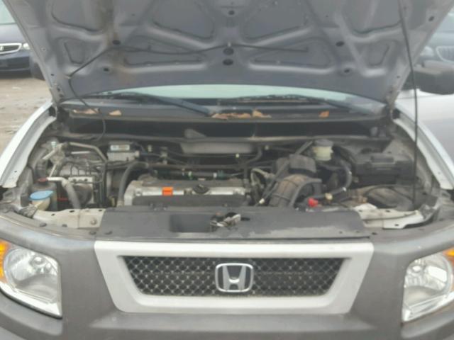 5J6YH185X3L018472 - 2003 HONDA ELEMENT EX SILVER photo 7